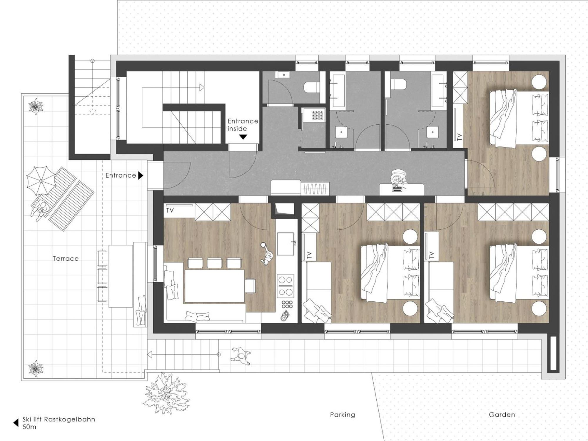 Ferienhaus Evelyn Тукс Экстерьер фото